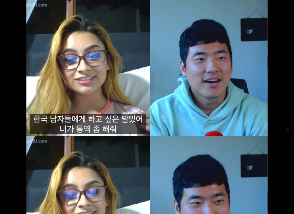 韓国人男性に助言するヌンナ、そしてシミュレーション