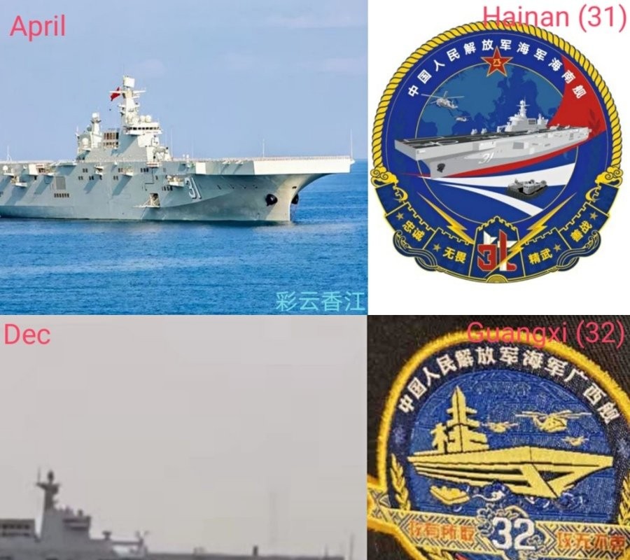 2021年に就役した中国軍海軍艦艇