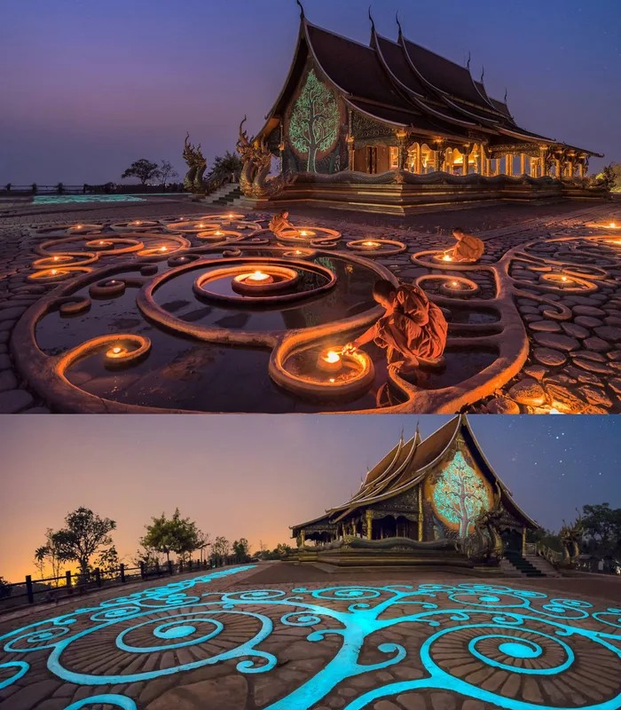 タイにあるワット·シリンドホーン·ワララム·プフラオ寺院