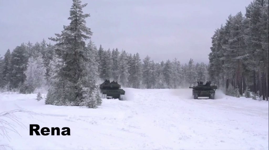 K2黒豹とレオパード戦車、ノルウェーの雪原機動