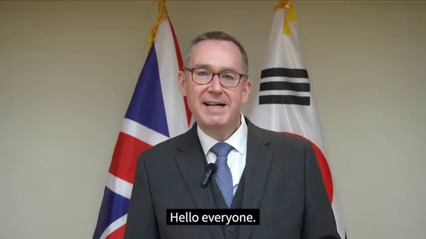 SOUNDコリン·クルックス新任駐韓英国大使自己紹介mp4