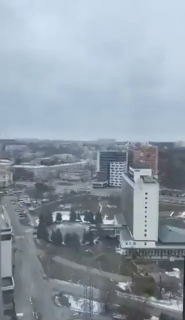 SOUNDハルキウ市街地に落ちるロシア軍の多連装ロケット弾