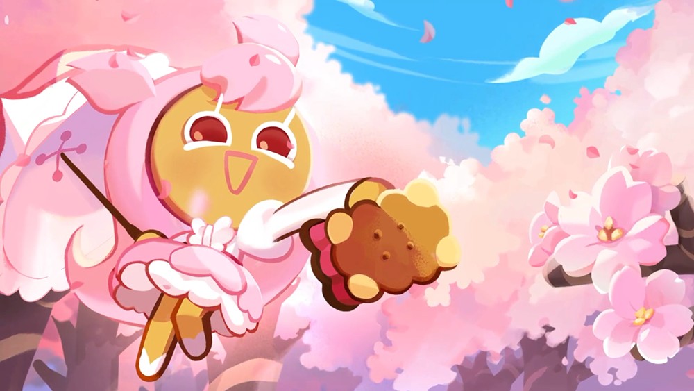 桜味のクッキー