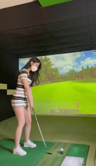 ゴルフをパンヤで習った妻子