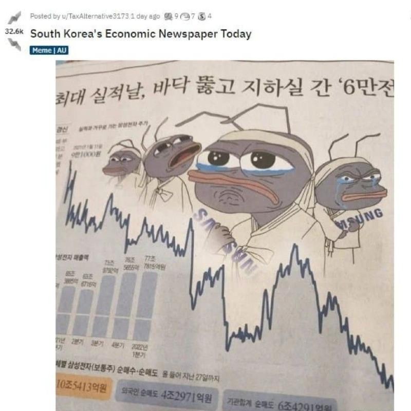 レディットで話題の韓国新聞