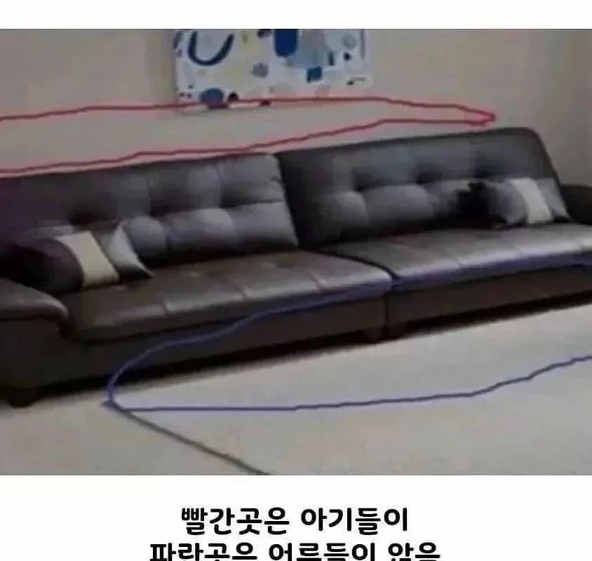 韓国ソファーの使い方国のルール