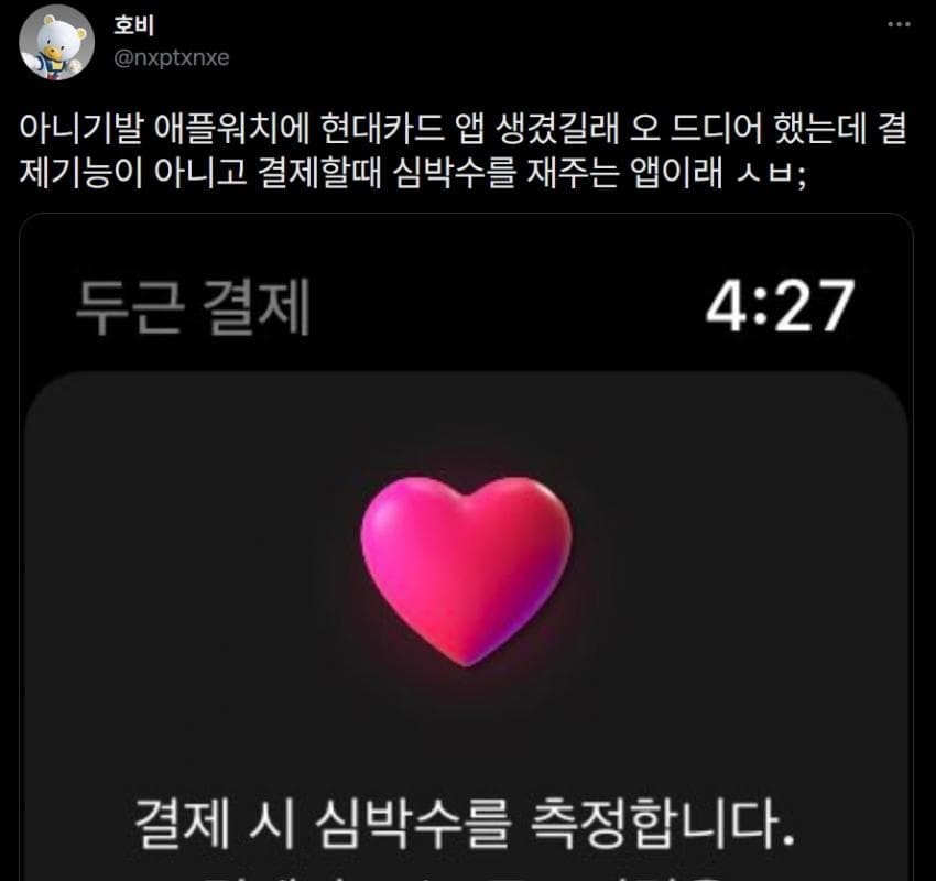 두근두근 애플페이