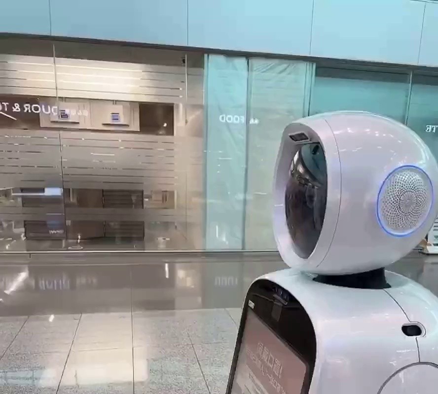SOUND仁川空港の案内ロボットを真似する桃乃木かなmp4