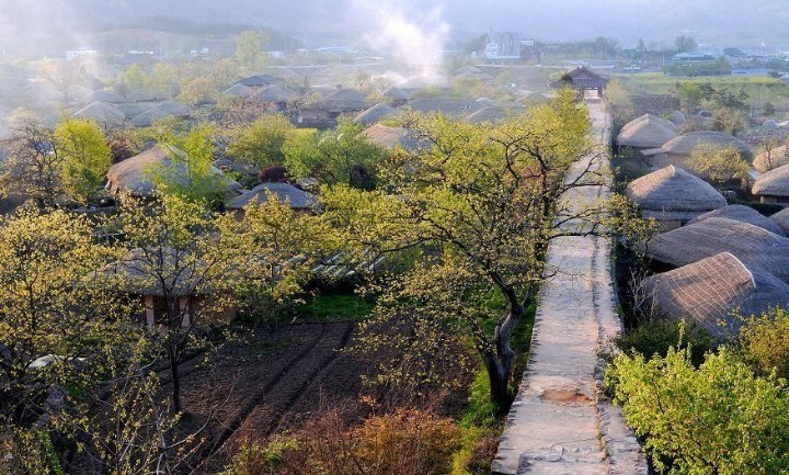전라남도 순천 낙안읍성 마을의 진짜 한국적인 풍경