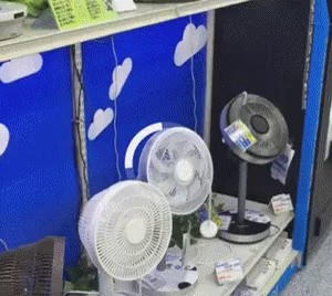 日本で販売中の斬新な扇風機