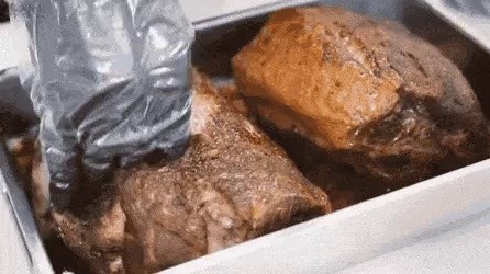 低温で長時間煮た肉