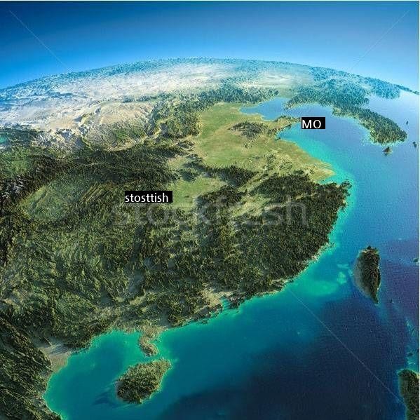 韓半島の地形jpg