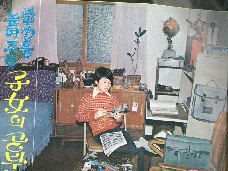 1970年代の子供の勉強部屋