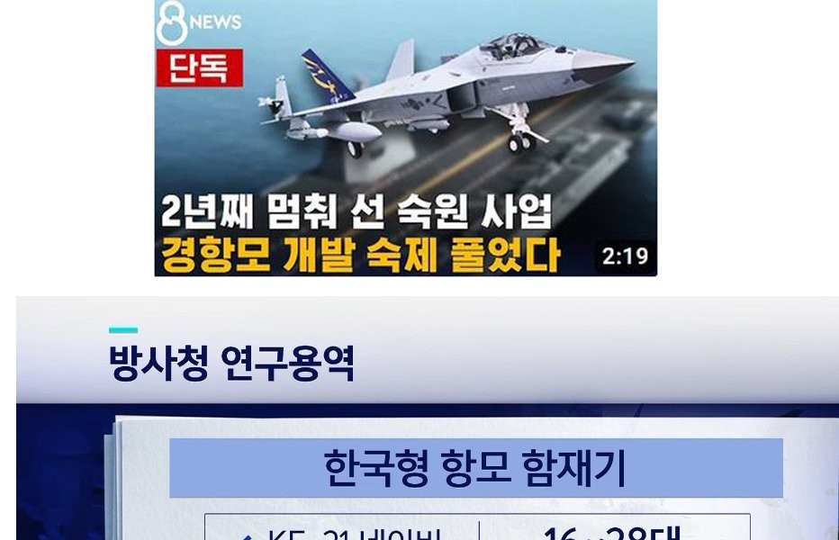 韓国空母中型に決定