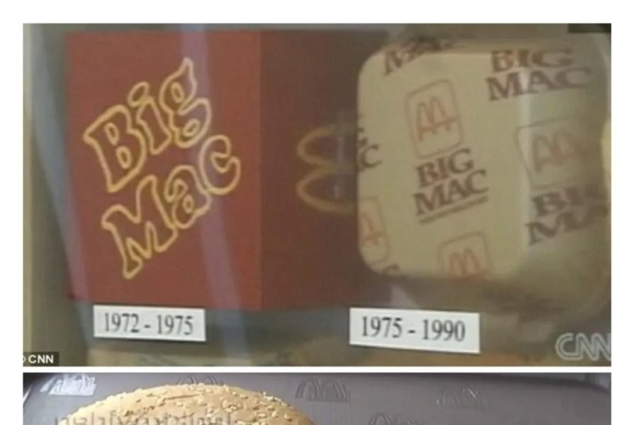 昔はビッグマックが本当に大きかったんですね