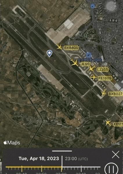 単独大韓航空機着陸中に停止線侵犯···エアプサン追突するところだった