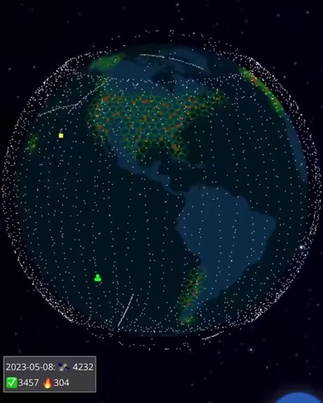 (SOUND)現在運用中のスターリンク衛星jpg