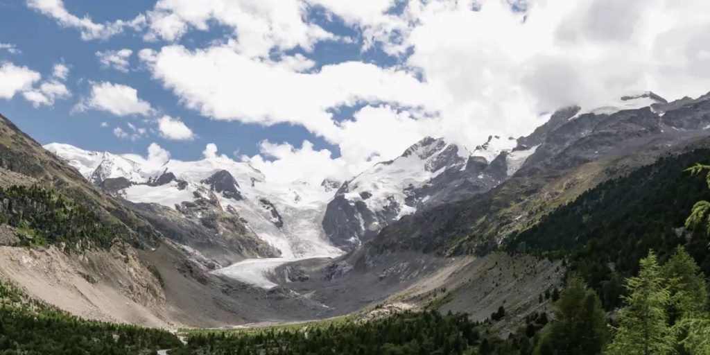 スイス モテラッツィ氷河 Morteratsch-Gletschers