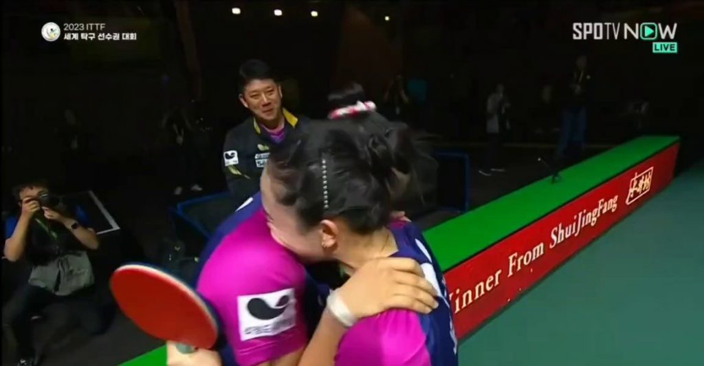 (SOUND)卓球女子ダブルス中国を破って決勝に進出しますㅅㅅㅅ