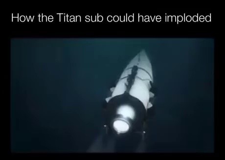(SOUND)タイタン潜水艇爆発シミュレーションブルブル