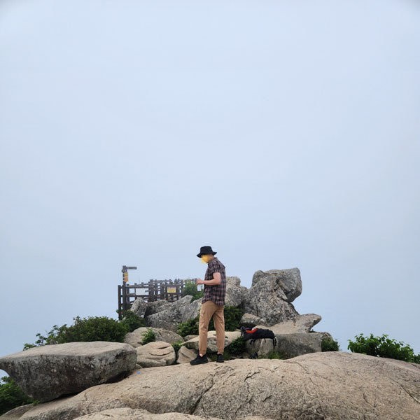 おじいさんたち、なんで登山するのかと 思ったんですけど