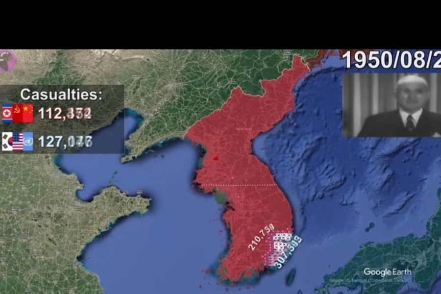 朝鮮戦争、北朝鮮最大版も「ブルブルブル」