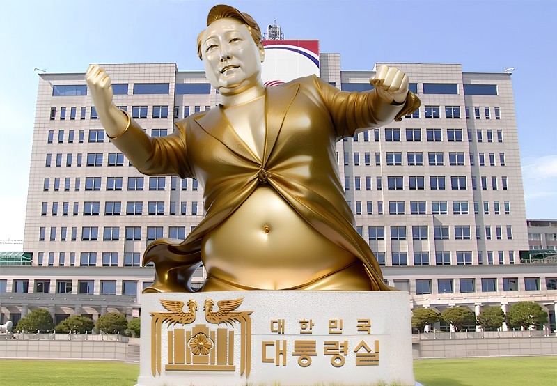 ●大統領室の新しい銅像を建てる