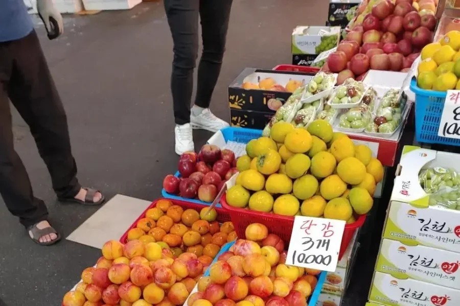 衝撃的な秋夕市場の果物価格水準「ㄷㄷjpg」