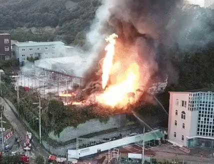 京畿道広州で起きた工場爆発事故