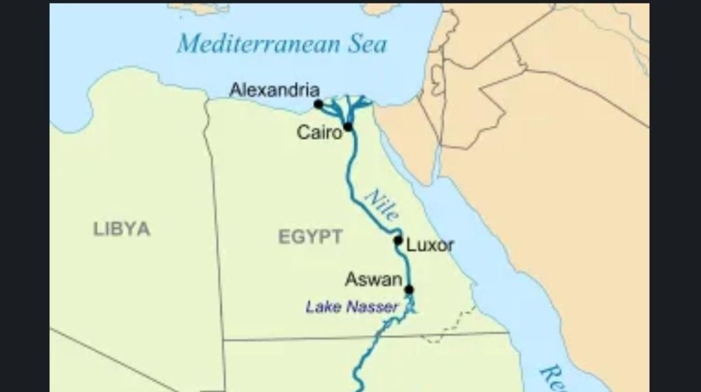 エジプトのナイル川が廃墟と化した理由