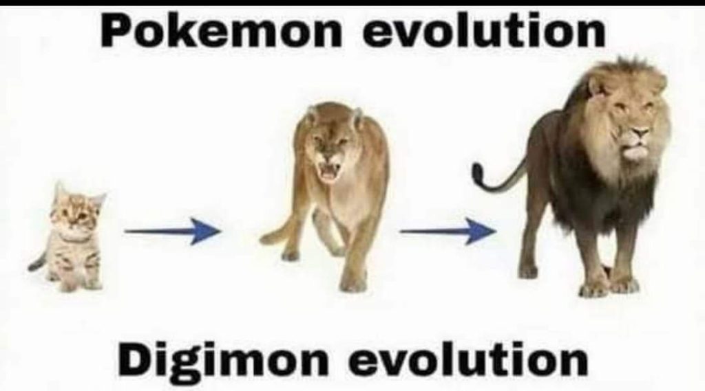 ポケモンとデジモンの進化の違いを調べてみよう