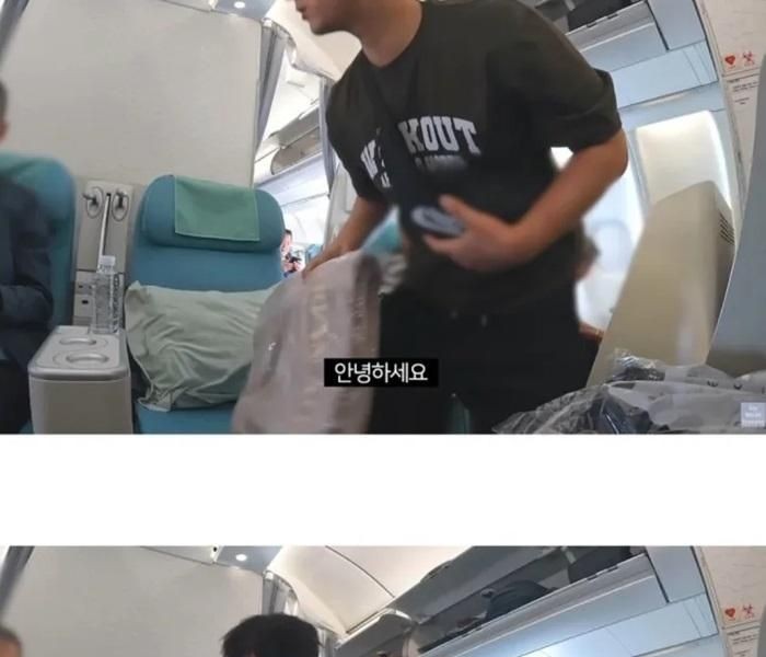 旅行YouTuberを困惑させた飛行機横の席の男の正体jpg
