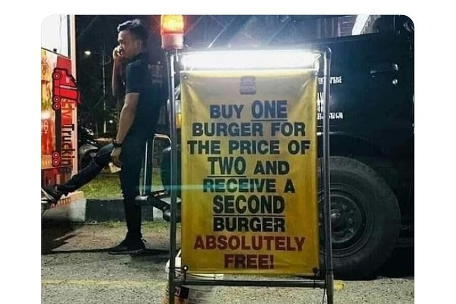本当に素晴らしい価格でハンバーガーを売っているお店