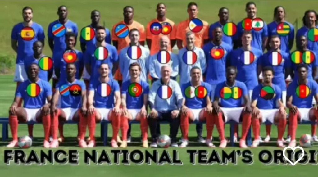 事実上、アフリカ連合チームというユーロ2024フランス代表チーム