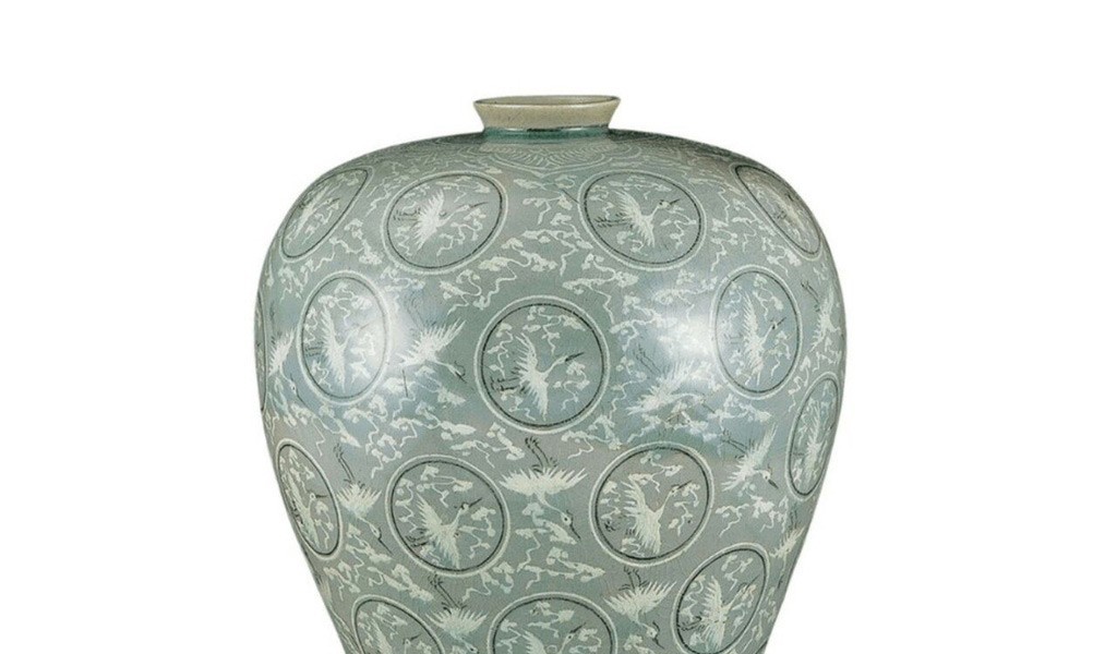 日本に渡る明白な韓国陶器最高の傑作