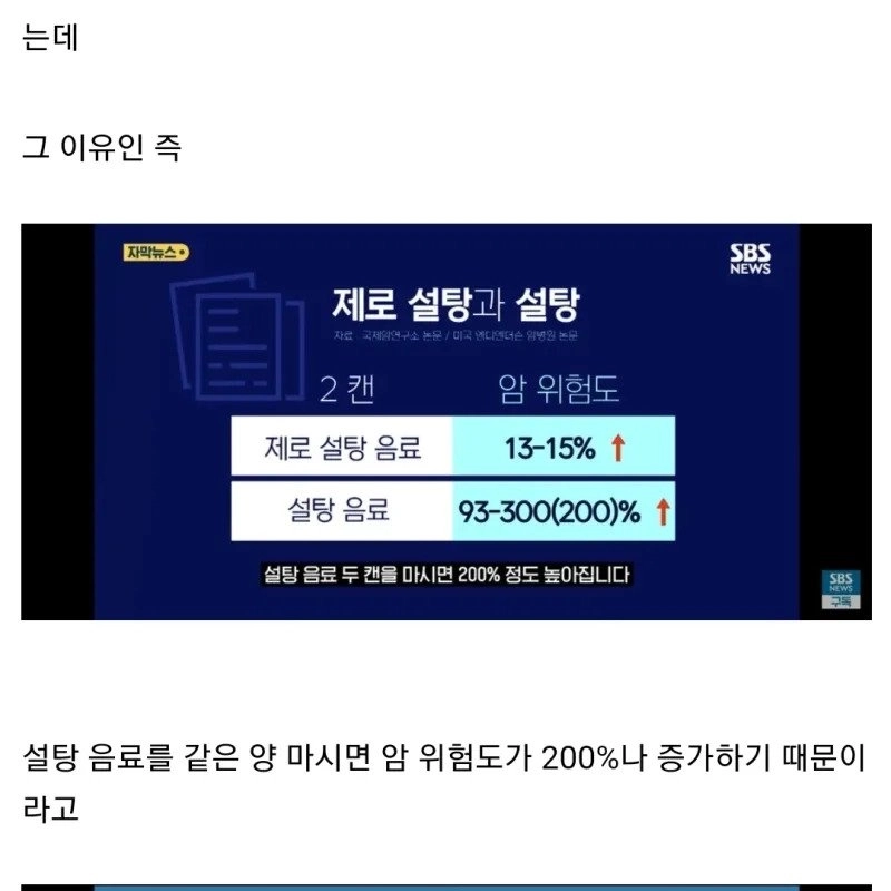 ゼロコーラがん発生率15％増加ㄷㄷㄷ