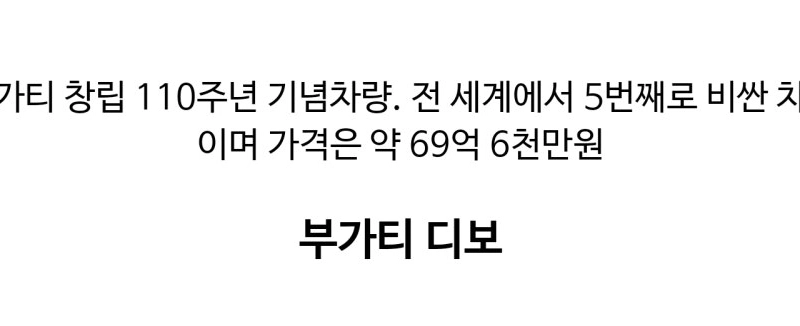 時には韓国に出没するという69億の車