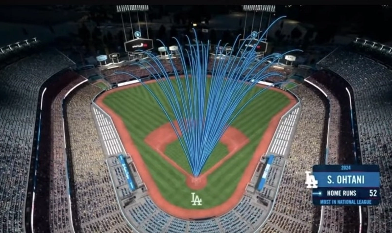 大谷ホームラン52コース