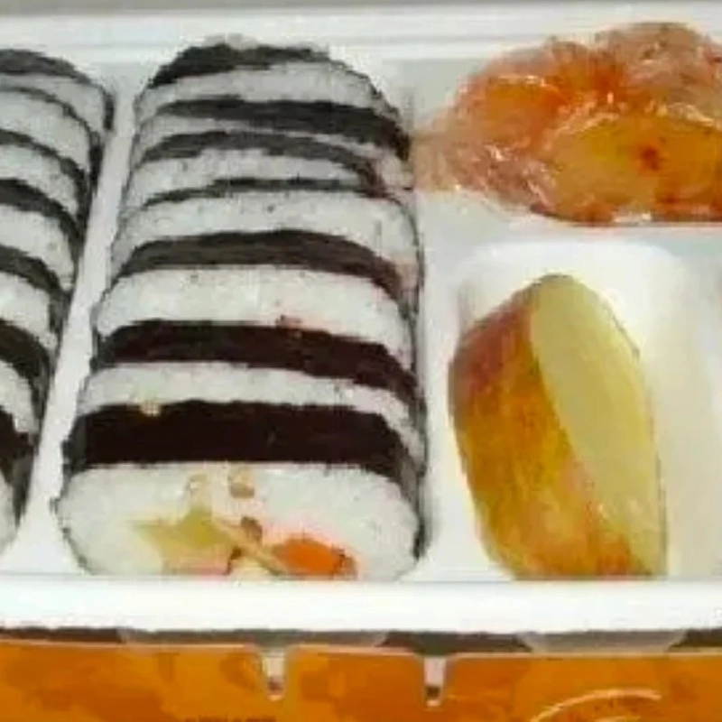 昔の電車で販売したお弁当