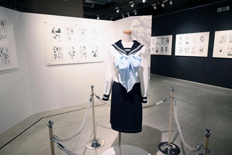 アケビのセーラー服作家初原画展に展示されたもの