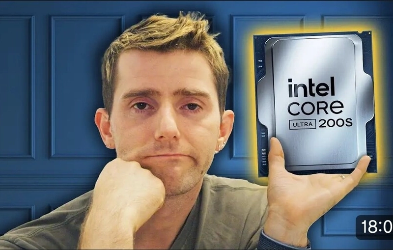 今日のIntelの新CPUエンバゴ解放された有名なITベンチYouTuberの表情