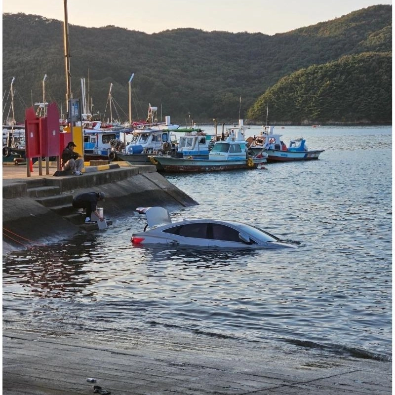 釣りに行った釣り人車の最後