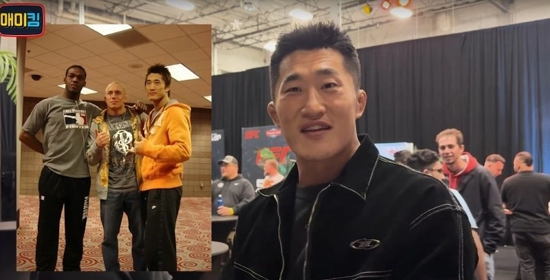 UFCスタジアムで出会ったキム・ドンヒョン＆ジョン・ジョーンズ