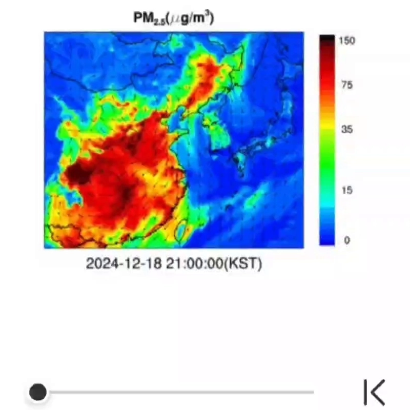 地獄門が開かれたという中国大気近況。 gif