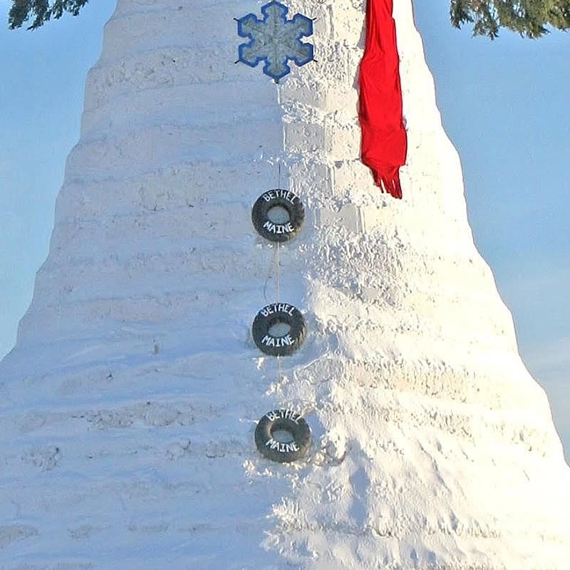 世界最大の雪だるま