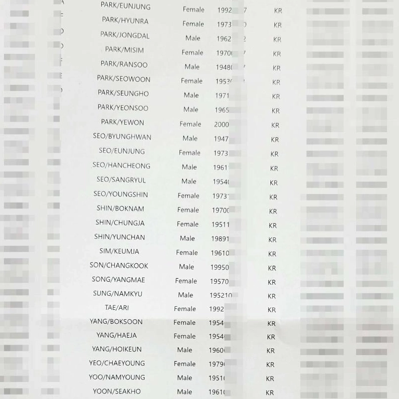 ムアン空港爆発済州航空機乗客175人全員名簿.jpg