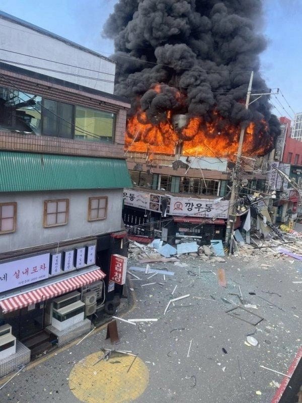 松炭ガス爆発