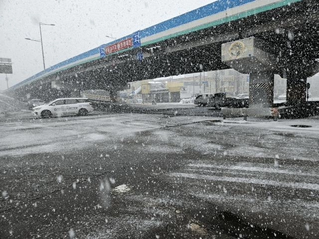 光州の大雪が狂ったように来る