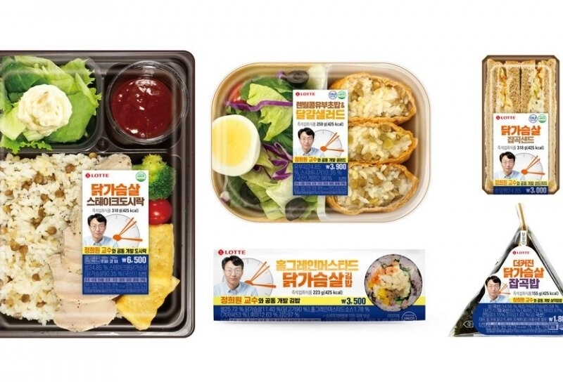 低速老化サムとコラボした新品コンビニ弁当＆キンバップ