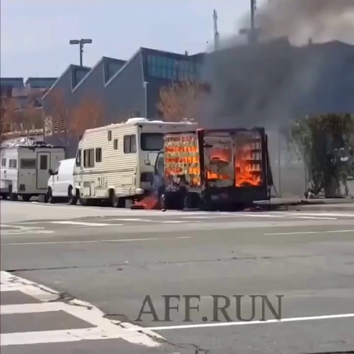 (SOUND)火災現場に到着した消防車よりも早く火を消した「過ぎ去った」